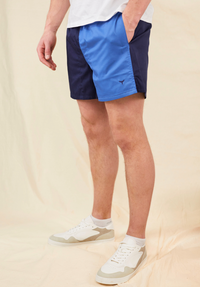 Limited Edition Men's Rugby Shorts - Blue - Whale Of A Time Clothing