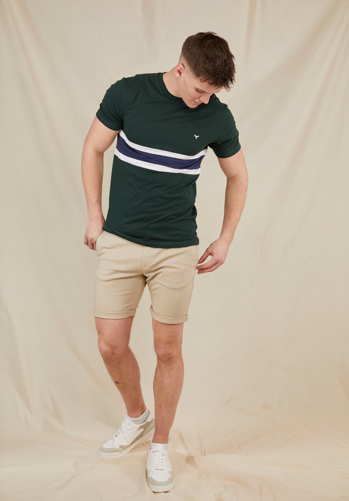 Men's Morston T-Shirt - Green - Whale Of A Time Clothing