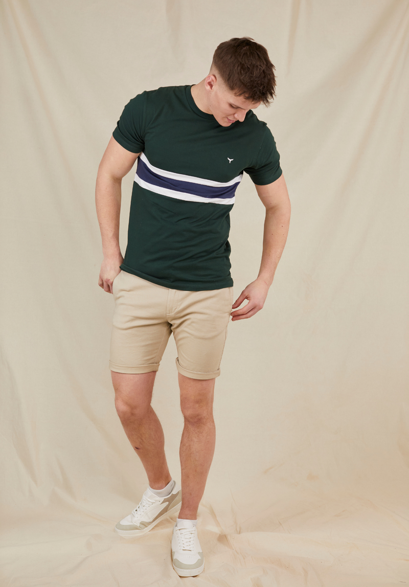 Men's Morston T-Shirt - Green - Whale Of A Time Clothing