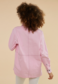 Newquay Women's Deck Shirt - Pink - Whale Of A Time Clothing