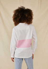 Padstow Women's Deck Shirt - White - Whale Of A Time Clothing
