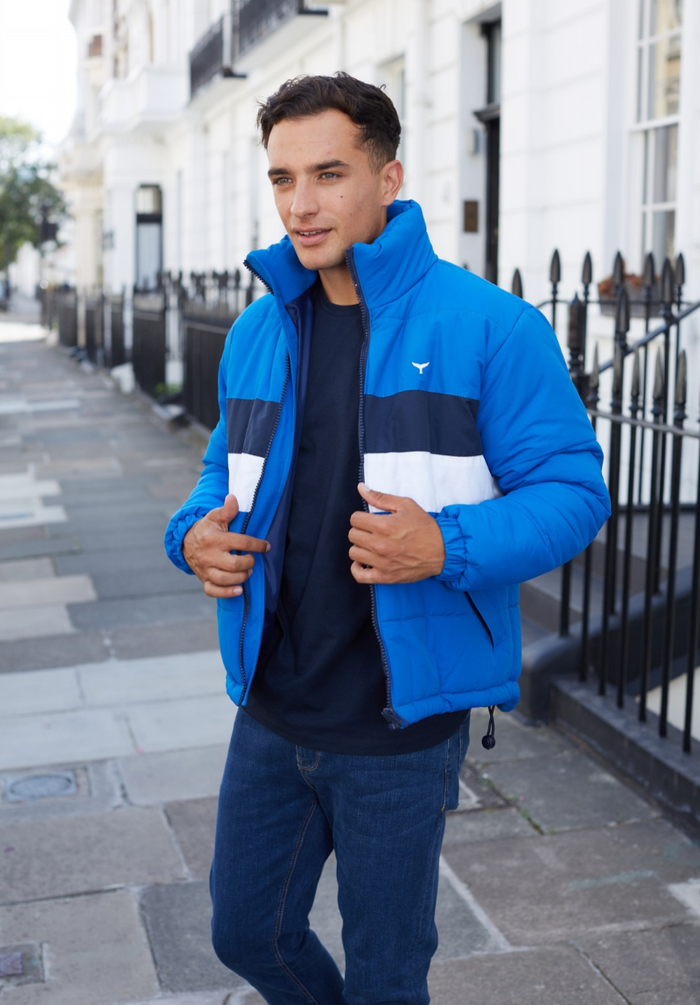 Penzance Unisex Puffer Jacket - Cobalt Blue