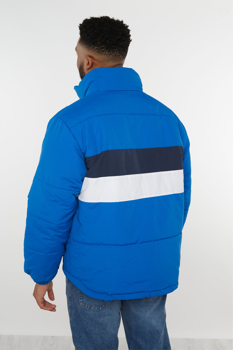 Penzance Unisex Puffer Jacket - Cobalt Blue - Whale Of A Time Clothing