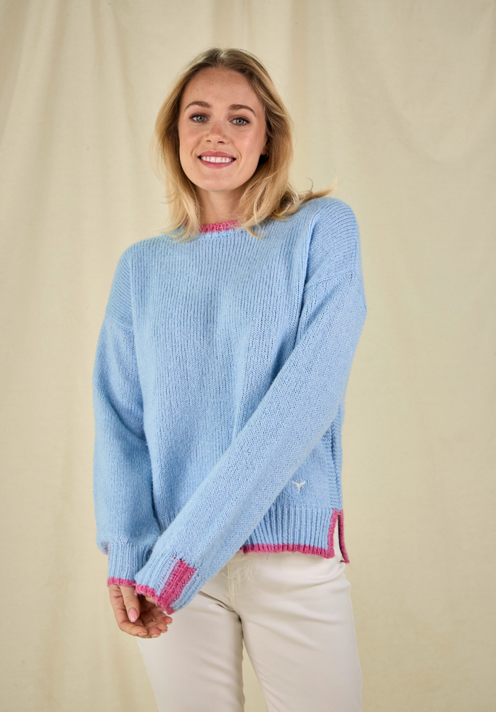 Rockingham Women's Jumper - Blue/Pink