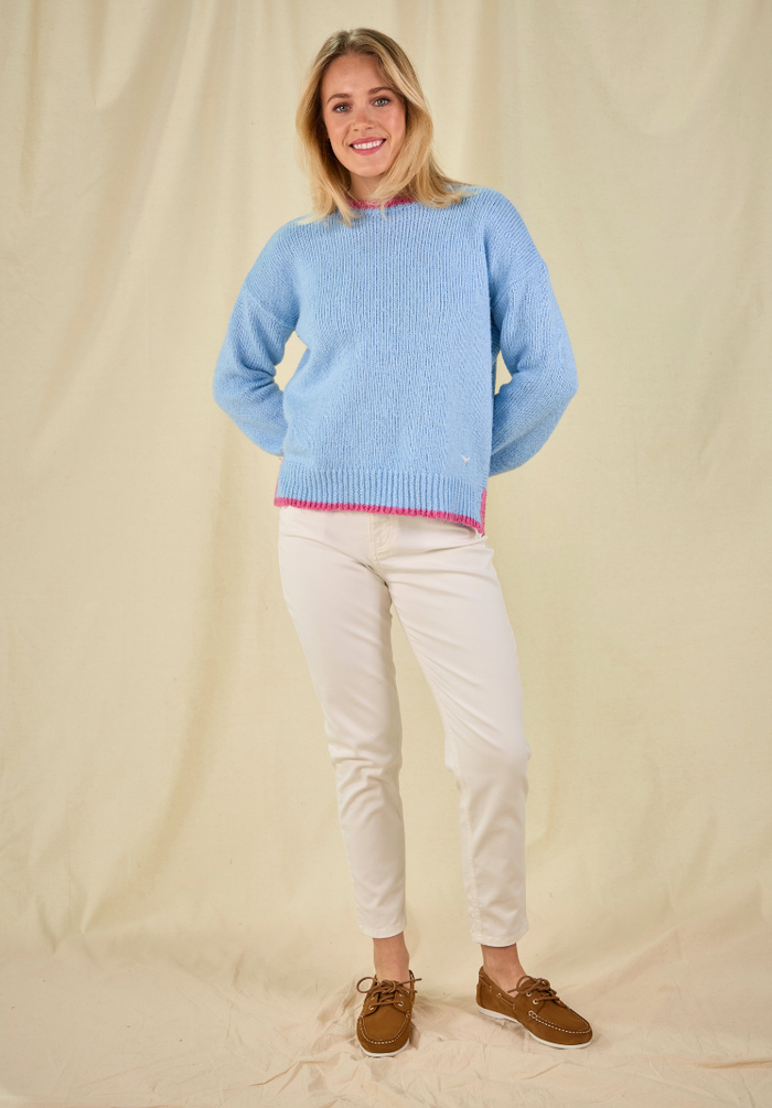 Rockingham Women's Jumper - Blue/Pink