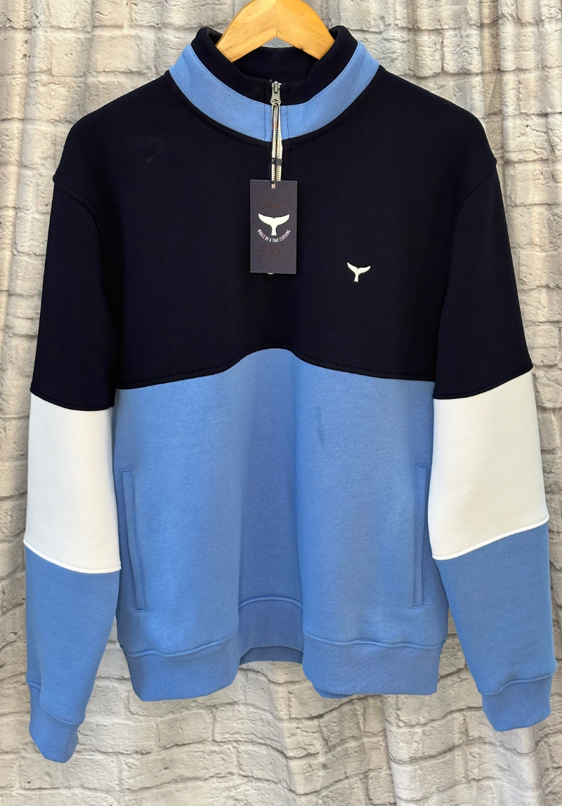 Sample Unisex Quarter Zip Sweatshirt S - Navy #599