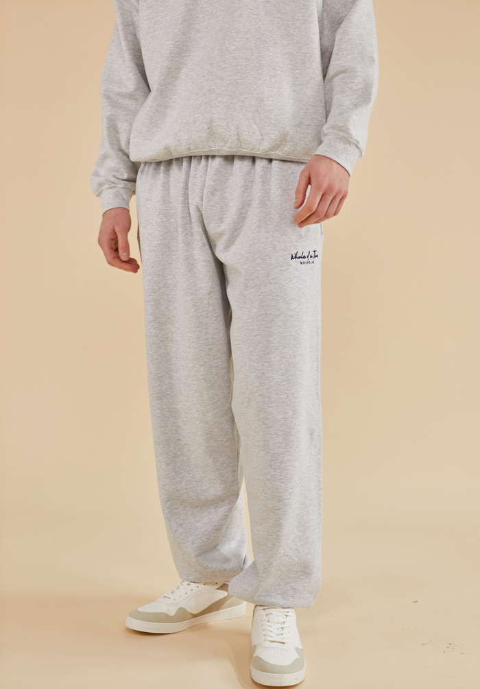 Signature Joggers Men's - Light Grey - Whale Of A Time Clothing