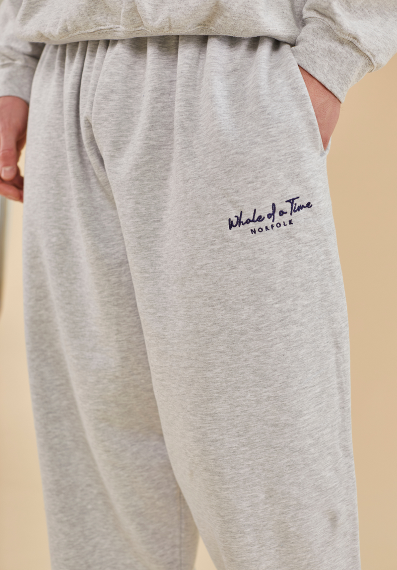 Signature Joggers Men's - Light Grey - Whale Of A Time Clothing