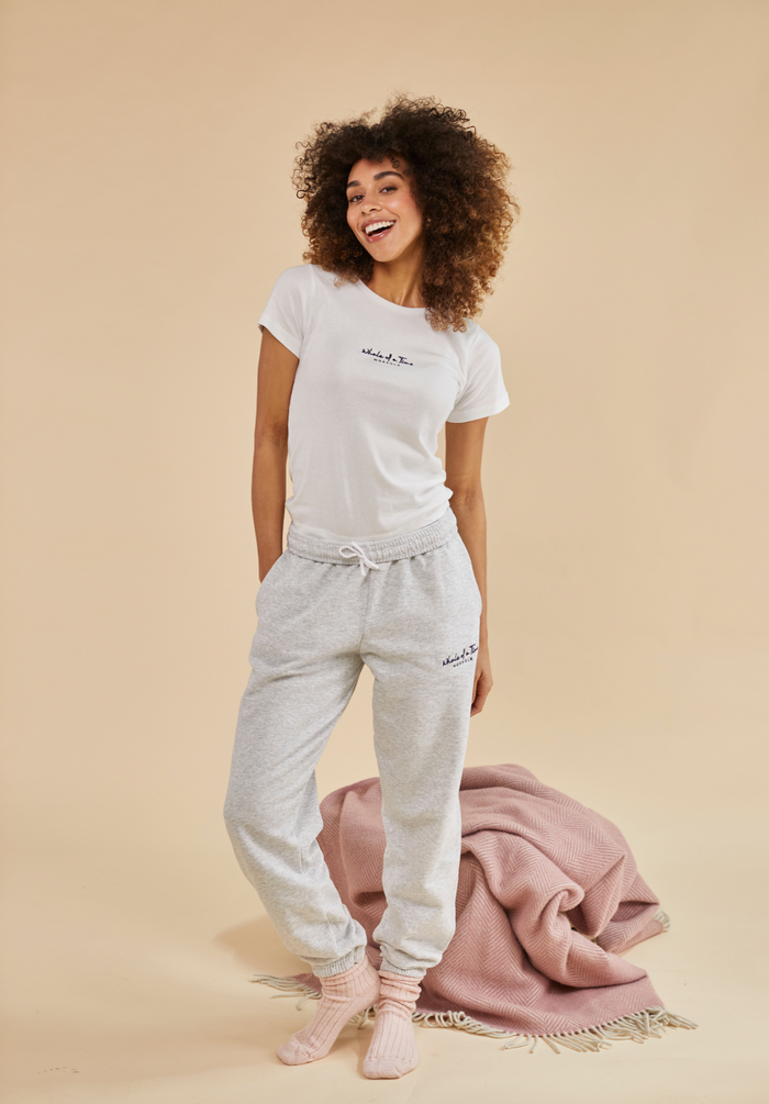 Signature Joggers Women's - Light Grey - Whale Of A Time Clothing