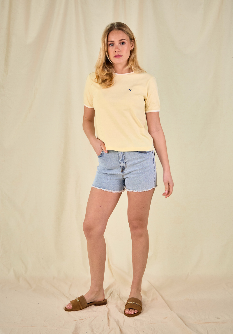 Signature Women's Denim Shorts - Light Blue