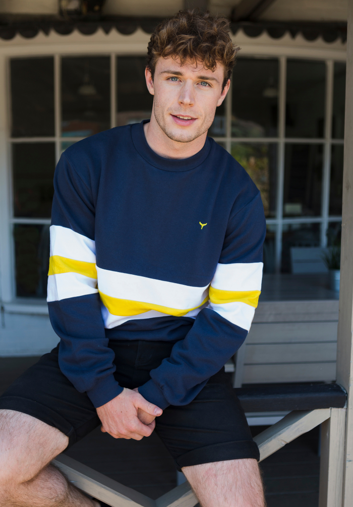 Sowerby Unisex Sweatshirt - Navy - Whale Of A Time Clothing