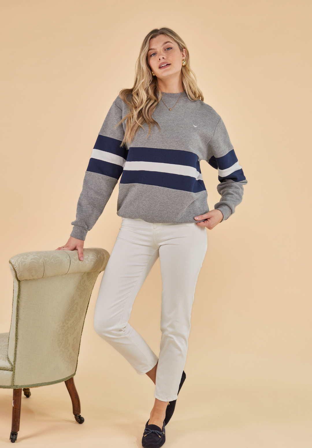 Sowerby Women's Sweatshirt - Grey - Whale Of A Time Clothing