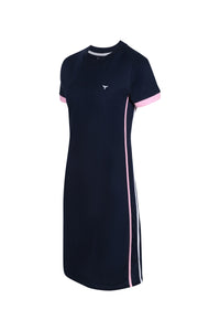 St Mawes T-Shirt Dress - Navy - Whale Of A Time Clothing