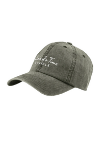 Stonewashed Men's Cap - Green - Whale Of A Time Clothing