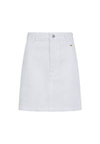 Signature Women's Denim Skirt 31" - White #698