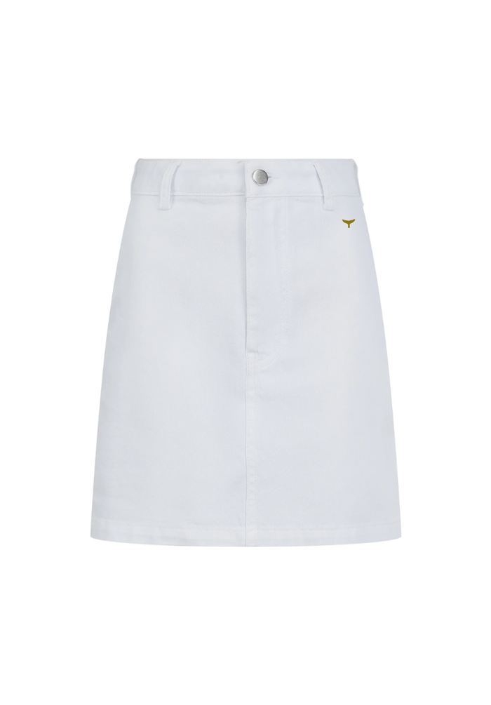 Signature Women's Denim Skirt 31" - White #698