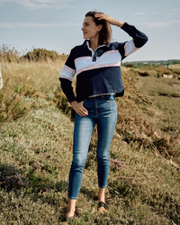 Hurley Women's Cropped Deck Shirt - Navy