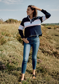 Hurley Women's Cropped Deck Shirt - Navy