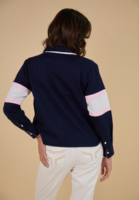 Hurley Women's Cropped Deck Shirt - Navy