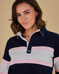 Hurley Women's Cropped Deck Shirt - Navy
