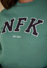 Norfolk Originals Women's Cropped Sweatshirt - Green - Whale Of A Time Clothing