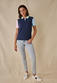 Polzeath Women's Polo Shirt - Navy