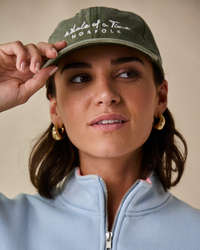 Stonewashed Women's Cap - Green