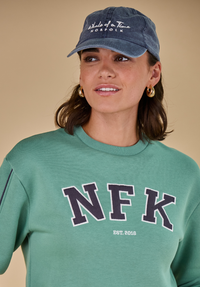 Stonewashed Women's Cap - Navy