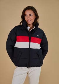 Penzance Women's Puffer Jacket - Navy