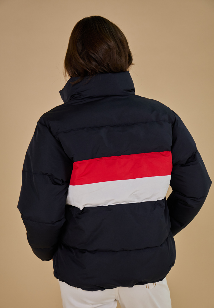 Penzance Women's Puffer Jacket - Navy