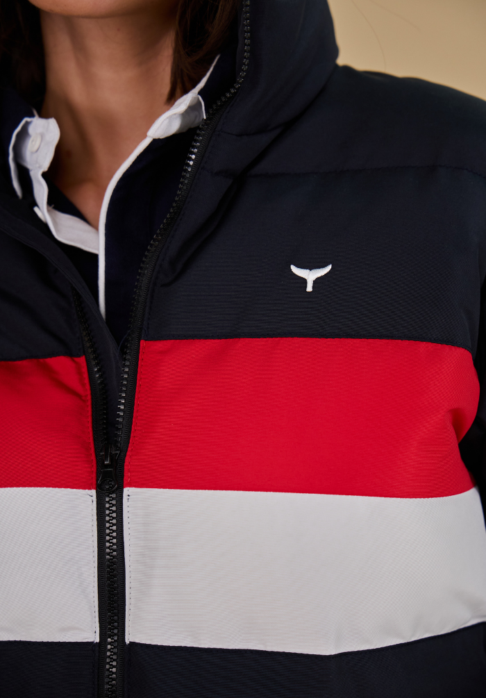 Penzance Women's Puffer Jacket - Navy