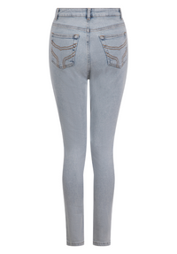 Signature Women's Slim Fit Mom Jeans - Light Blue