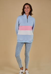 Suffolk Women's Quarter Zip Sweatshirt - Blue