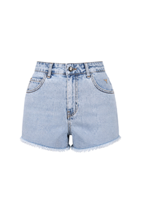 Signature Women's Denim Shorts - Light Blue
