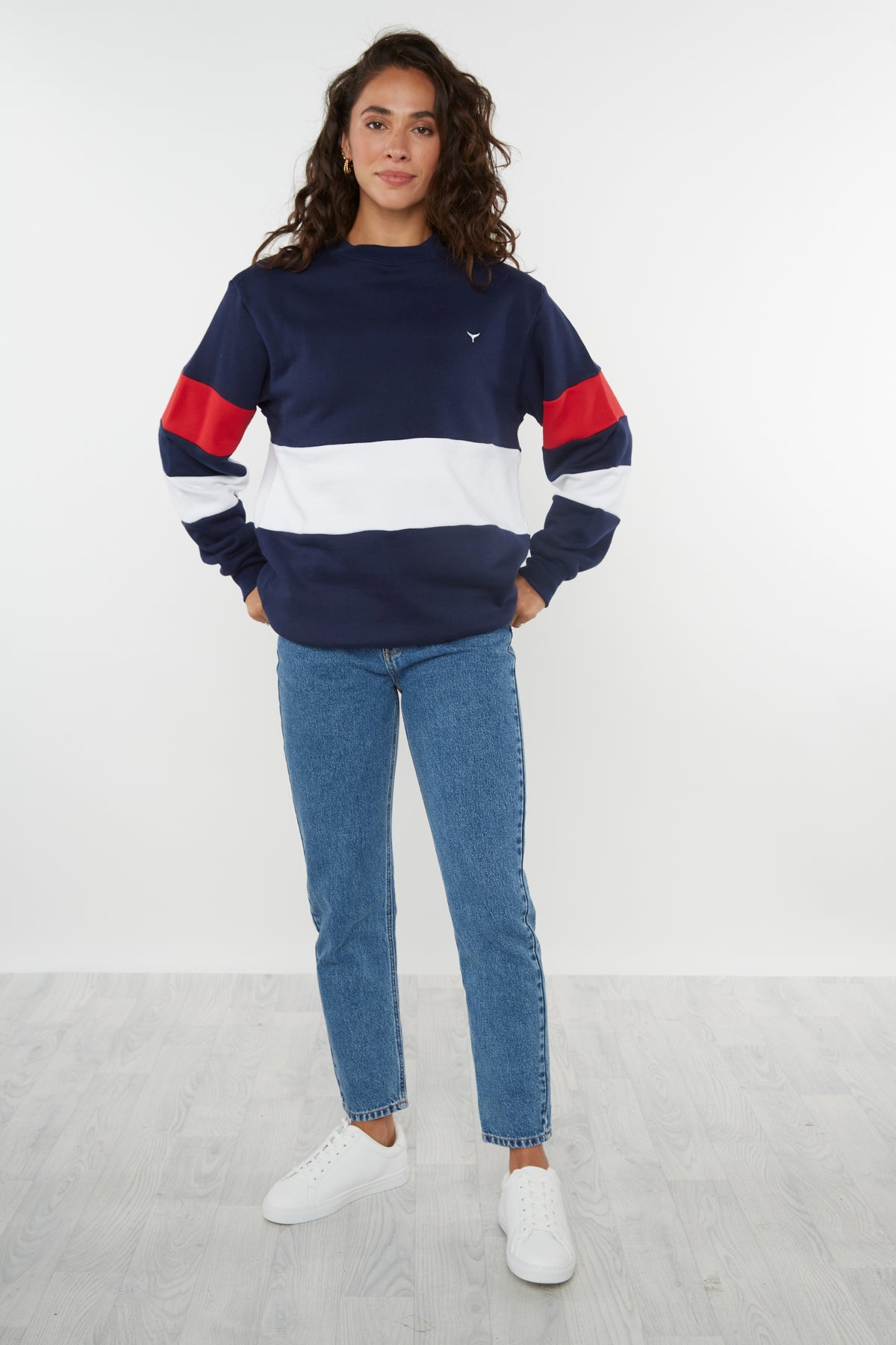 Minke Unisex Sweatshirt - Navy - Whale Of A Time Clothing