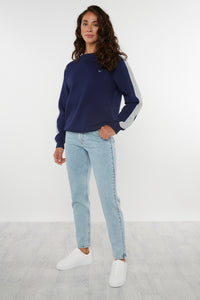 Signature Denim Mom Jeans - Light Blue - Whale Of A Time Clothing