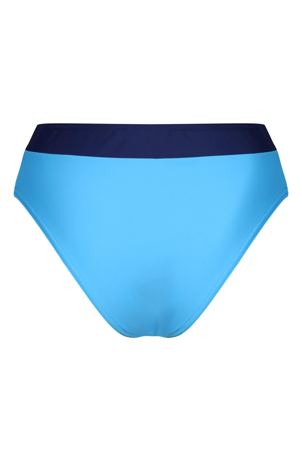 Cannes High Waisted Bikini Bottoms - Blue - Whale Of A Time Clothing