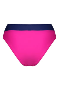 Cannes High Waisted Bikini Bottoms - Pink - Whale Of A Time Clothing