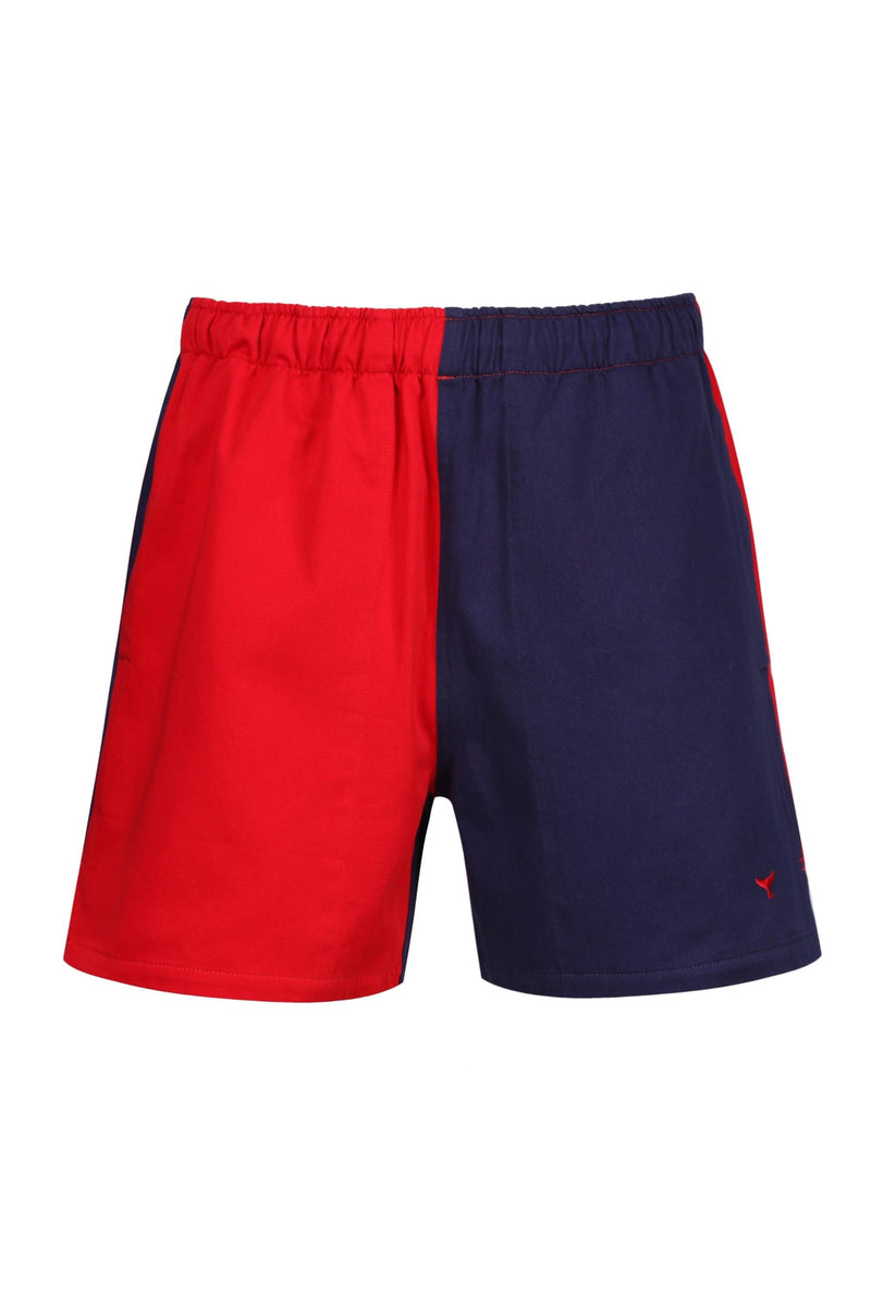 Rugby Shorts - Red - Whale Of A Time Clothing