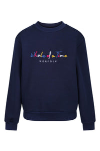 Basics Unisex Sweatshirt - Navy - Whale Of A Time Clothing