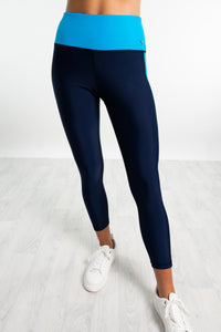 Octavia Active Leggings - Navy - Whale Of A Time Clothing