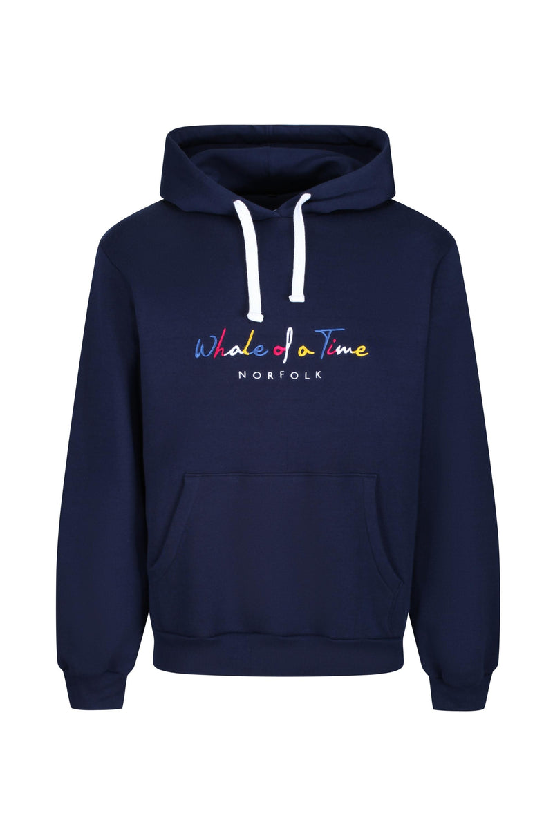 Basics Unisex Hoodie - Navy - Whale Of A Time Clothing