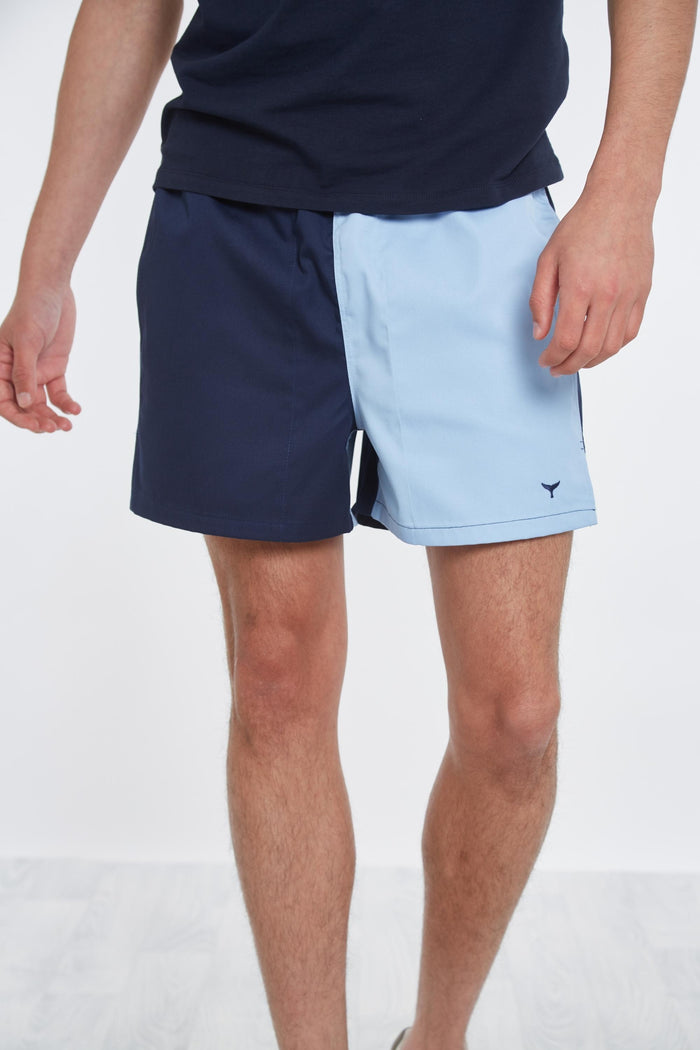 Rugby Shorts - Blue - Whale Of A Time Clothing