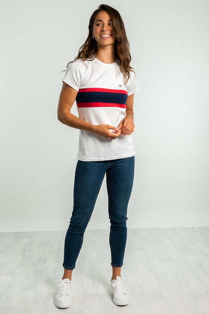 Women's Morston T-Shirt - White - Whale Of A Time Clothing