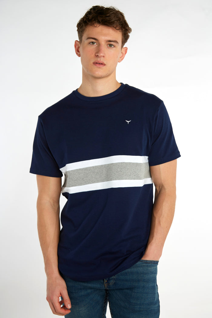 Men's Morston T-Shirt - Navy - Whale Of A Time Clothing