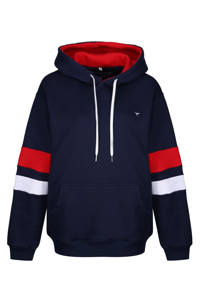 Helmsley Hoodie - Navy - Whale Of A Time Clothing