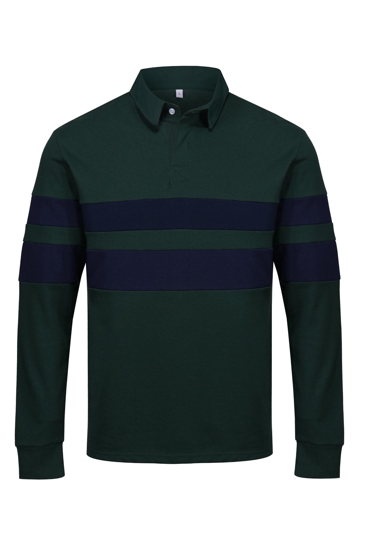 Holme Rugby Shirt - Green - Whale Of A Time Clothing