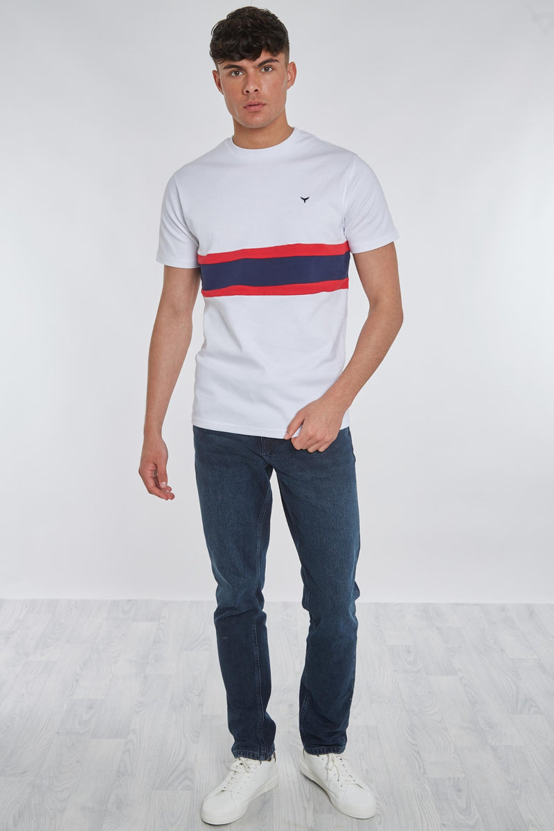 Men's Morston T-Shirt - White - Whale Of A Time Clothing