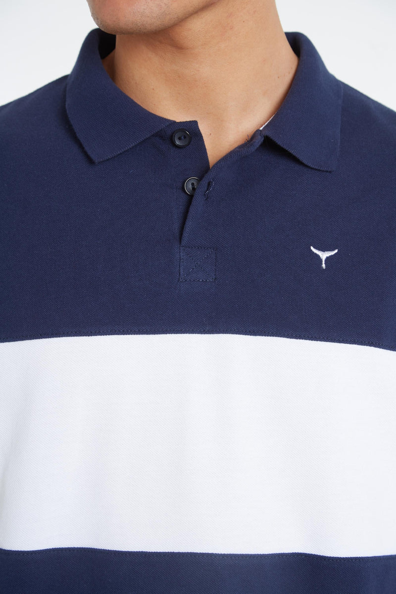 Holt Polo Shirt - Navy - Whale Of A Time Clothing