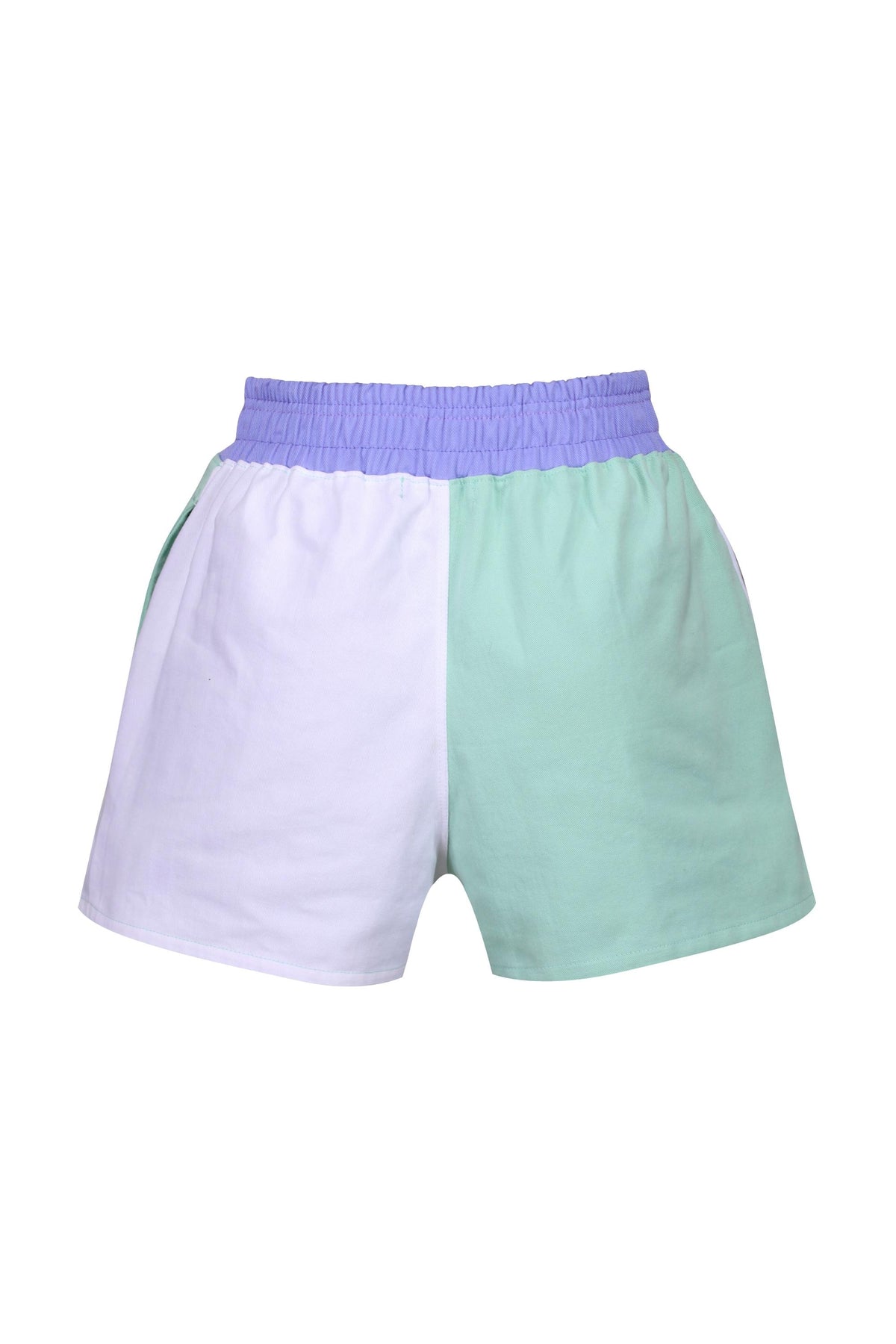 Heacham Rugby Shorts - White/Mint - Whale Of A Time Clothing